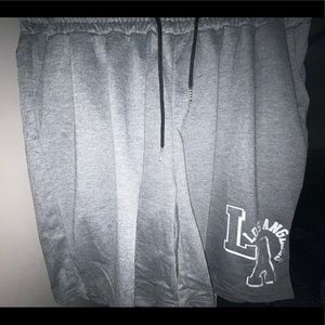 Shein LA mens basketball shorts!